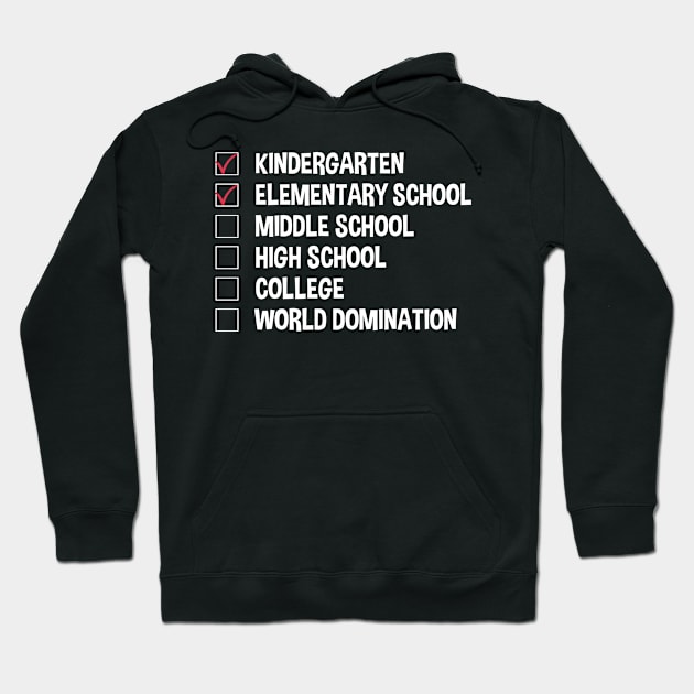 Education Checklist Graduate Back To School Hoodie by FamiLane